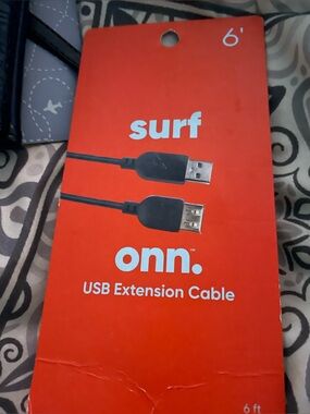 On Running Black USB Extension Cable - Surf Series